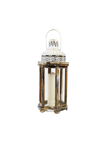 Ліхтар декоративний з свічкою 45 см комбінований Melinera (284742230)