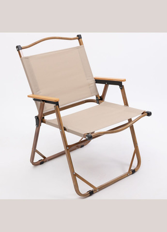 Крісло для кемпінгу складне LUGI HP-SY-1B 52х53х77 см до 130 кг бежевий No Brand (347643523)