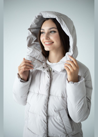 Молочна зимня жіночий пуховик зимовий SK