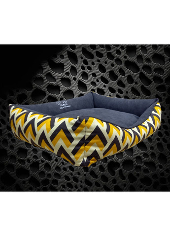 Лежанка 160х110х25см з текстилю для гігантських собак "Ethnos Yellow" (Жовтий) S&N Family (361204490)