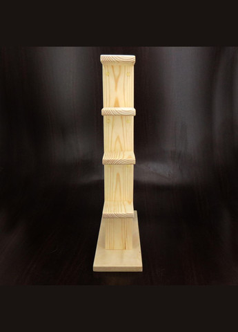 Підставка для квітів з дерева Мадрид бланже (ЦВП-003101) No Brand (328227707)