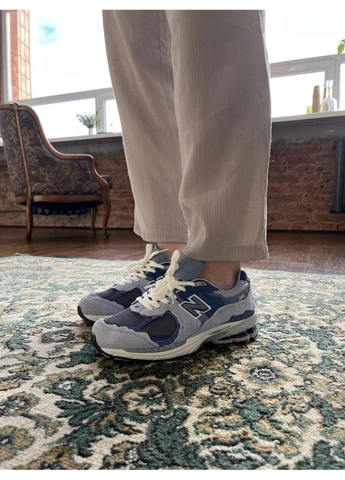 Блакитні Осінні кросівки чоловічі new balance 2002r light blue нью беланс 2002r No Brand