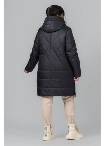 Голубая зимняя женское пальто прямого силуэта с тенсулейтом 120+60, еврозима all posa (ap102099p) A'll Posa