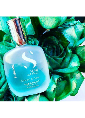 Двофазна сироватка для розгладжування волосся Semi Di Lino Sublime Cristalli di Seta 45ml (2-836456) Alfaparf (380105094)