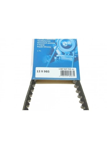 Ремень генератора Land Rover Discovery 3.5/4.0 89-98/Mitsubishi Lancer 1.8 84-92 (13x985) 1 987 947 743 RU63 Bosch (360499106)