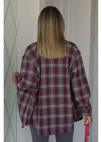 Малиновая рубашка Stylish Touch