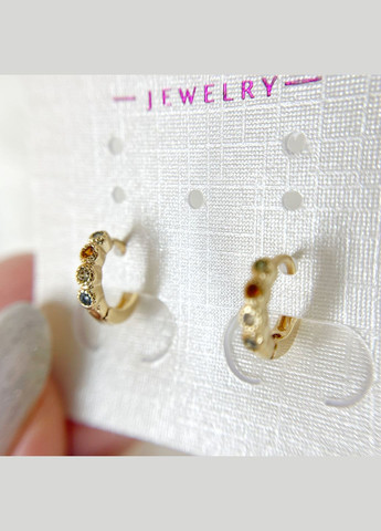 Серьги позолота Xuping Ювелирная бижутерия Конго детские 10 мм S15292 Xuping Jewelry (328943430)