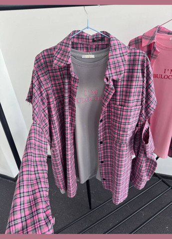 Розовая рубашка Luna