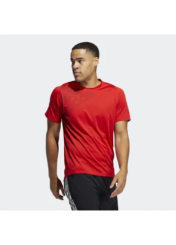 Красная футболка freelift performance red gm0659 adidas
