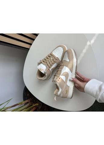 Кросівки жіночі і чоловічі Nike SB Dunk Low Sail Beige | Найк СБ Данк низькі бежеві No Brand бежеві демісезони (392680764)