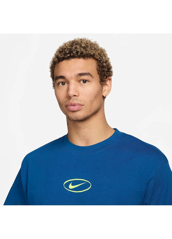 Синяя футболка мужская sportweat blue Nike