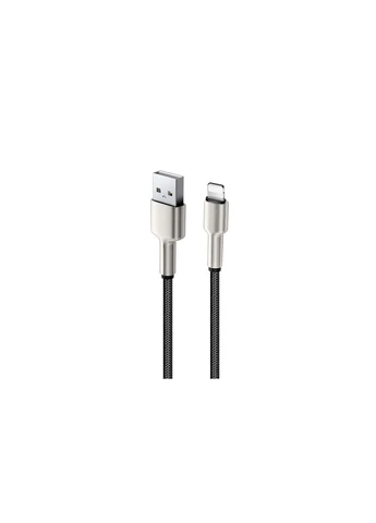 Кабель Colorway USB 2.0 AM to Lightning 1.0m head metal black (268147380)