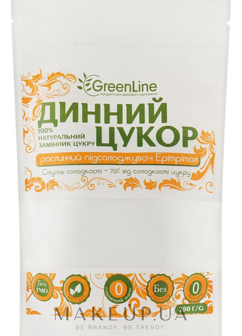 Растительный подсластитель эритритол "Динный сахар" 250g (1248601-31161383) GreenLine (369557235)