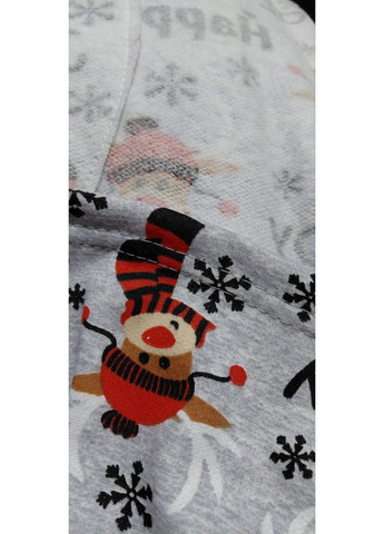 Халат жіночий байка Новорічний 44-46 Сірий 95725202-1 Triko (372970513)