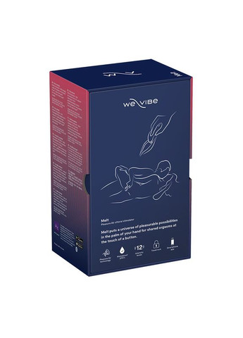 Вакуумный вибратор для пар MELT Blue We-Vibe (303885821)