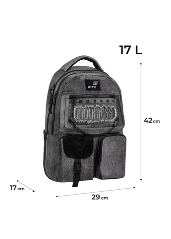 Рюкзак Education teens 2587M Darkness K26-2587M-5 Kite (394048227)