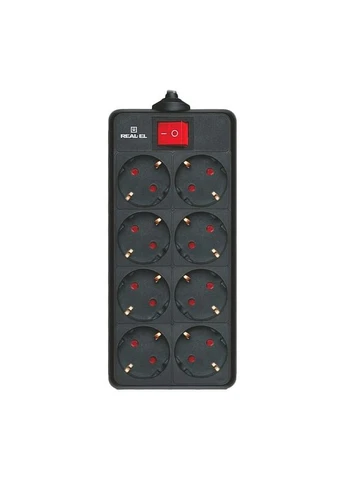 Фільтр живлення RS-8 Protect 5м Black (EL122300024) Real-El (342330884)