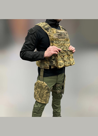 Баллистическая защита бедер, Стандартная, 1 класса, Пиксель, защита ног от обломков, баллистический пакет 1 класса Добронь (362602357)