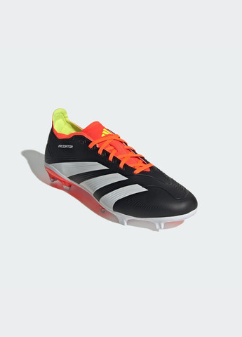 Черные летние футбольные бутсы predator 24 league low firm ground adidas