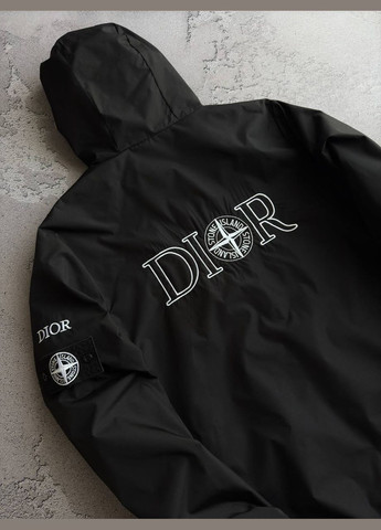 Черная демисезонная ветровка No Brand