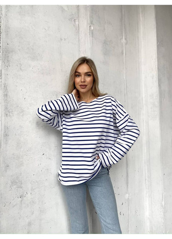 Базовый лонгслив оверсайз из турецкой двунити — ЗАМЕР В ОПИСАНИИ DK/DL Мода без кордонів (369899522)