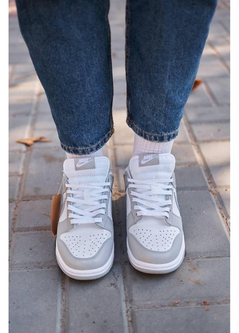 Сірі Осінні кросівки чоловічі nike sb dunk low retro grey найк сб данк No Brand