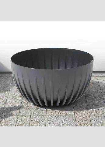 Вазон MIRA BOWL 236х140 мм, антрацит (A-022584) Lamela (324834682)