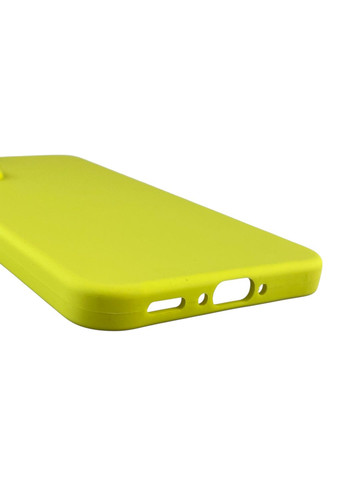 Чохол для Galaxy A56 (SM-A566B) силіконовий з мікрофіброю нековзний на самсунг а56 жовтий Samsung (366389362)