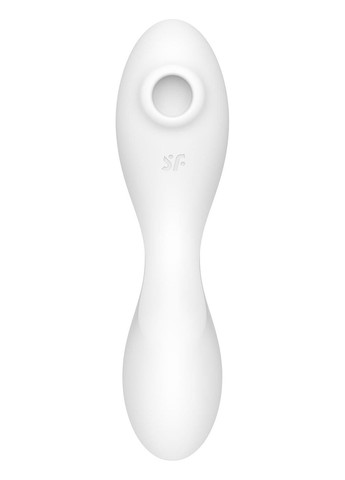Вакуумний смарт-стимулятор із вібрацією Curvy Trinity 5 (White), керування зі смартфона Satisfyer (297572361)