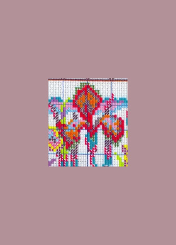 Набір для вишивання за нанесеною на канву схемою "Gorgeous iris". AIDA 14CT printed 20*14 см Joy Sunday (313613197)