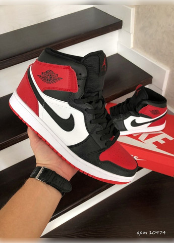 Чорні Осінні чорні з білим демісезонні чоловічі кросівки No Brand