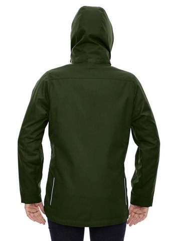 Зеленая демисезонная лыжная куртка на флисе Core 365