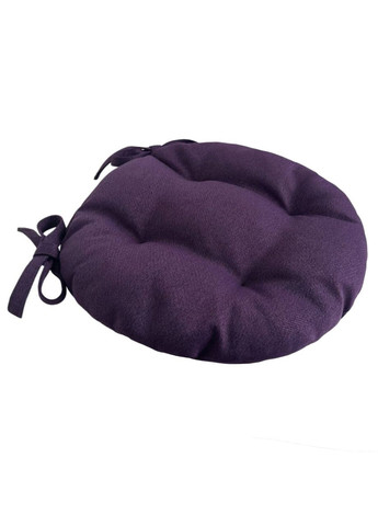 Подушка для крісла рогожка см фіолетовий No Brand (324828799)