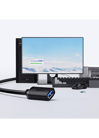 Кабель-удлинитель AirJoy Series USB3.0 Extension Cable 2m Cluster (B00631103111-03) Baseus (291879074)