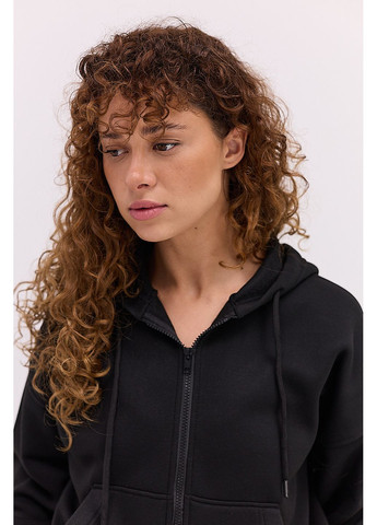 Женский спортивный костюм утепленный с зип-худи серый меланж Arjen (361056771)