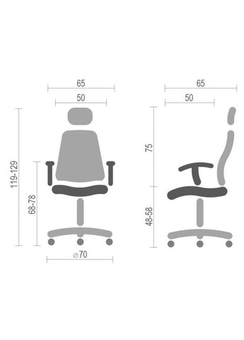 Крісло Аклас Сити CH SR(L) Чёрное (366567169)