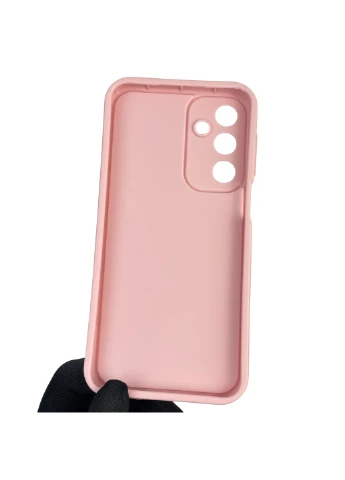 Чохол силіконовий оригінальний Soft Touch з 3D принтом вишеньки для Galaxy A16 (SM-A165) пудровий (Повний захист камери) Samsung (378977810)