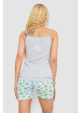 Серая всесезон пижама женская с принтом Sport Line