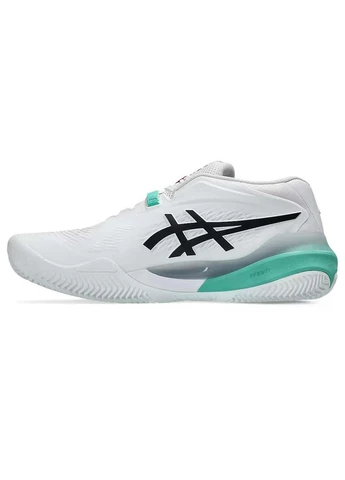 Білі чоловічі кросівки gel-resolution x clay білий демісезон Asics