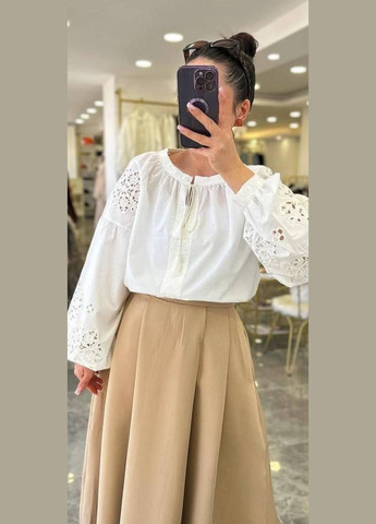 Біла сорочка вишита білим по білому "полтавчанка" ESQ бавовна (331606471)