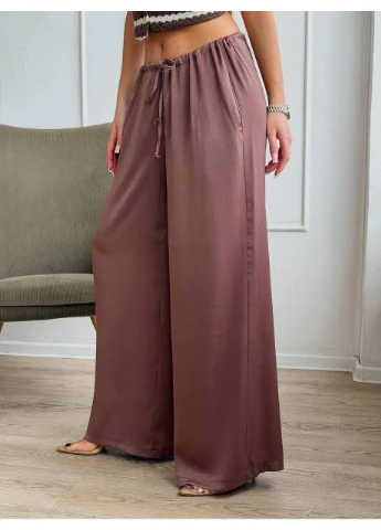 Брюки женские свободного кроя из шелка Fashion (391460180)