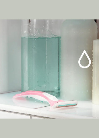 Бритва одноразовая Venus Smooth Sensitive, 3 шт. Gillette 81683345 (332943992)