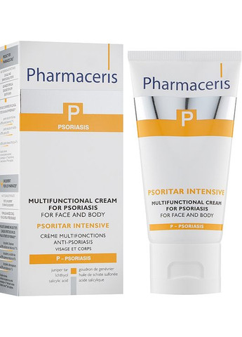 Багатофункціональний крем від псоріазу для обличчя й тіла P Psoritar Inensive 50ml (846738-49233) Pharmaceris (368603424)
