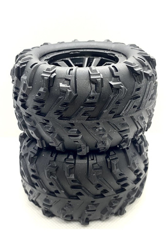 Колеса Tyre 6034 (2шт.) для радиоуправляемых машин Conquer монстр-трак RC 1/16 ( код: 16101-6034 ) WL Toys (335821500)