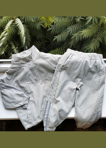 Комбинированный демисезонный костюм спортивный утепленный оливка 10164 No Brand