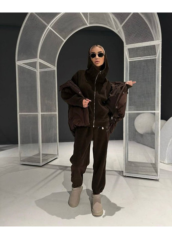 Женский костюм вельвет на меху Джогеры + тощие DK/DL Мода без кордонів (361449455)