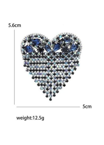 Брошка "Сердце", брошка шпилька, символ України, жовто-блакитна SHE (295012910)