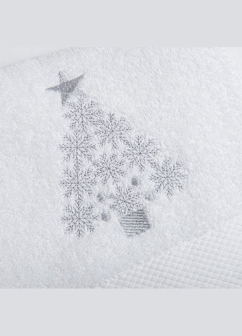 Набір новорічних рушників – махровий із вишивкою та вафельний, 50х90 см, 2 шт IDEIA (342128274)