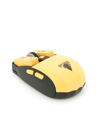 Миша бездротова WD149, 3200DPI, 2.4GHZ+Bluetooth 5.0, Black/Yellow, Box Jedel (371387822)