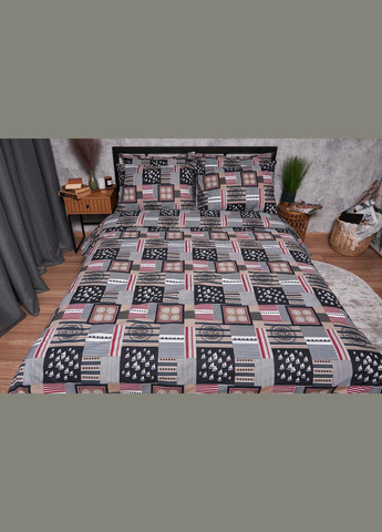 Комплект постельного белья Бязь Gold Люкс евро 200х220 наволочки 2х40х60 (MS-820003405) Moon&Star Nautical (288044161)